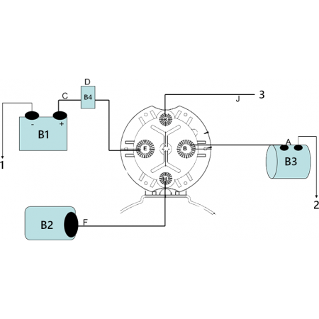 STARTER ZASILACZA AGREGATU HYDRAULICZNEGO 24V 200A